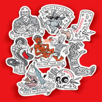 Image 1 of Jiujitsu Doodles Sticker Set 2