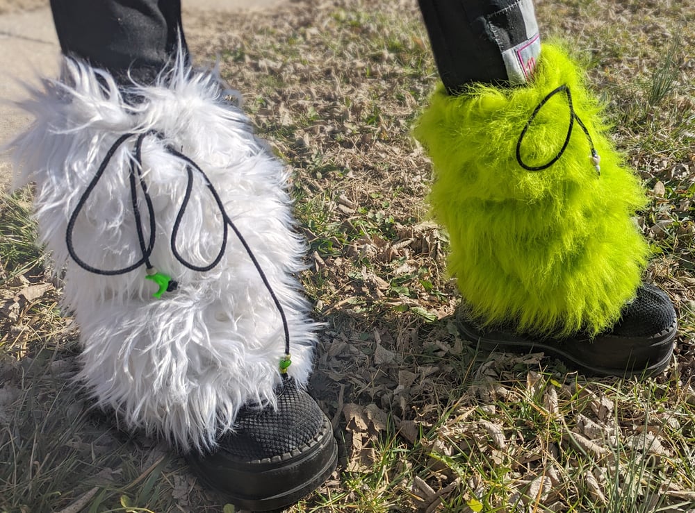 Image of Monster Fuzzy Legwarmers