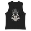 ABSU - CNIHTHAD Ó TANISTRY (VINTAGE WHITE & GREY PRINT) MUSCLE SHIRT