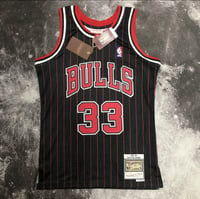 Image 4 of Championship Pack-97-98 Chicago Bulls-Black Pinstripe