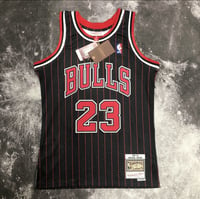 Image 3 of Championship Pack-97-98 Chicago Bulls-Black Pinstripe