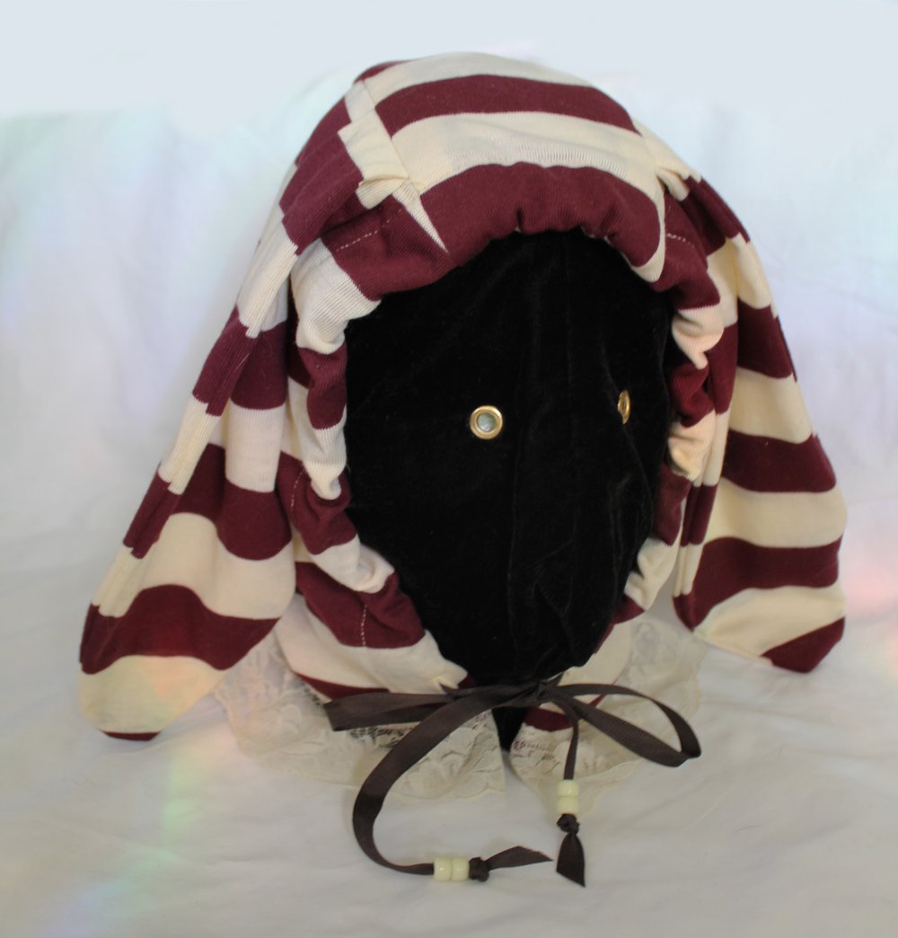 Image of Stripey Bunny Hood