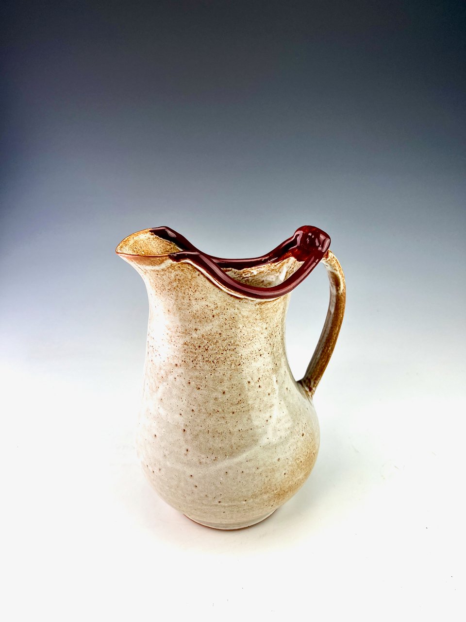Image of Red rimmed pitcher (WBSM/DF)