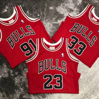 Image 1 of Championship Pack-97-98 Chicago Bulls-Red