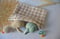 Image of Neceser grande vichy beige