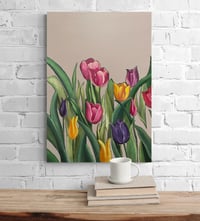 Image 2 of "Tulips' Canvas print