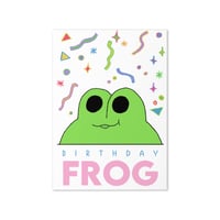 Image 1 of Birthday Frog - Greeting card
