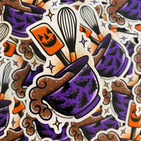 Haunted Mixing Bowl Sticker