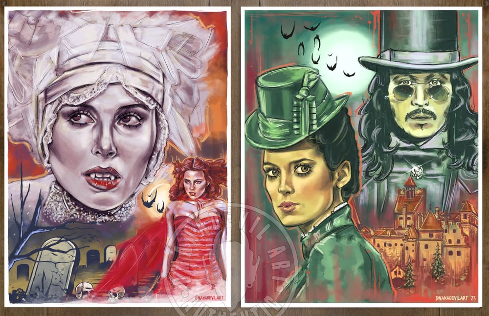 Image of Lucy Westenra and See Me (Bram Stoker's Dracula) Print Set