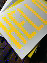 Image 2 of Hello | Typographic Letterpress Card
