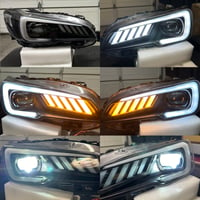 Image 2 of 15-21 WRX *USED* Subispeed V1 RGB/LED Headlights w/ Sequential Turn Signals