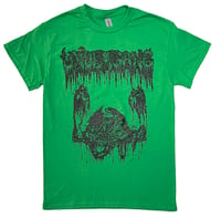 Image 1 of Undergang " Putrid Head " Green T shirt  