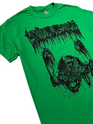 Image of Undergang " Putrid Head " Green T shirt  