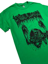 Image 2 of Undergang " Putrid Head " Green T shirt  
