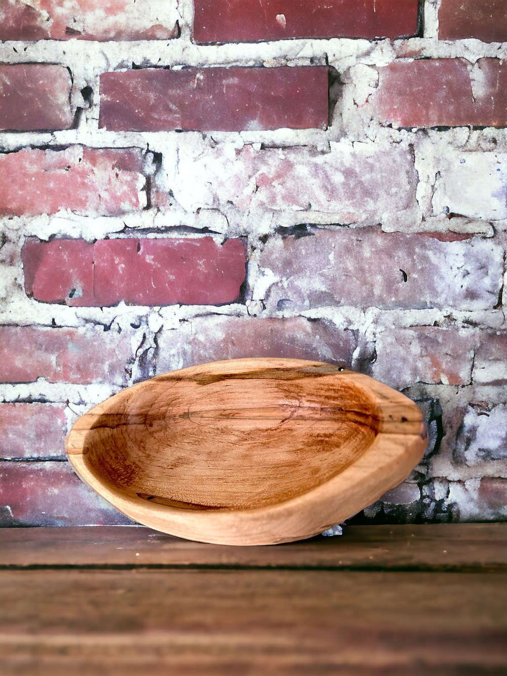 Image of Carved Small Ambrosia Maple Bowl 