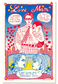 Image 1 of Love Man Risograph Poster 