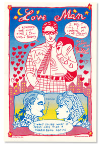 Image 1 of Love Man Risograph Poster