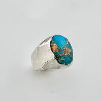 Image 3 of Kingman Turquoise with Copper Matrix - size 11.5