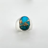 Image 1 of Kingman Turquoise with Copper Matrix - size 11.5
