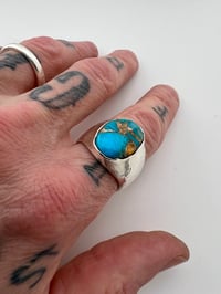 Image 2 of Kingman Turquoise with Copper Matrix - size 11.5