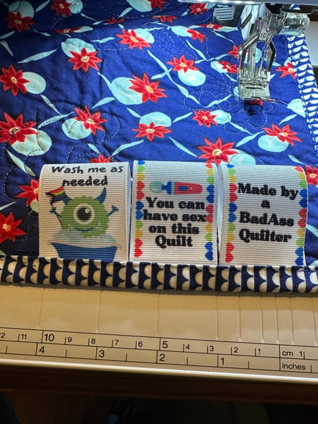 Image of Saucy BadAss Quilt Tags - 3 styles!