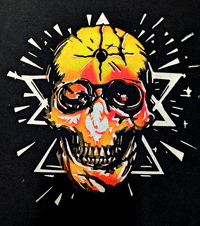 Image 1 of "Occult Skull" Silk Screened T-Shirt