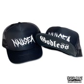 Image of NAUSEA "Godless" Trucker Hat