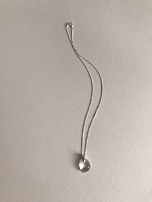 Image of Clear Quartz Drop Necklace (2)