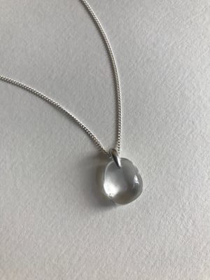 Image of Clear Quartz Drop Necklace (2)