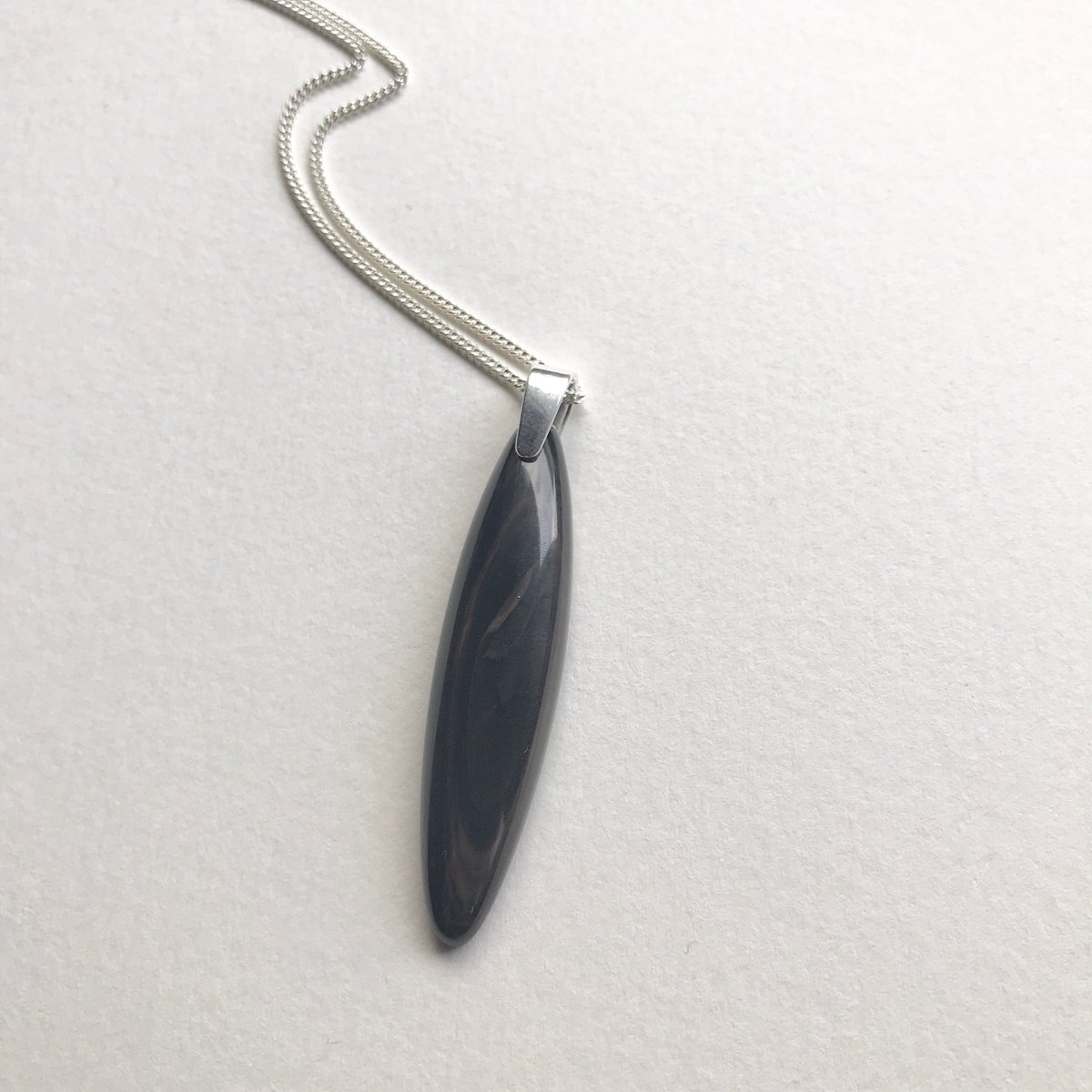 Image of Gold Sheen Obsidian Necklace