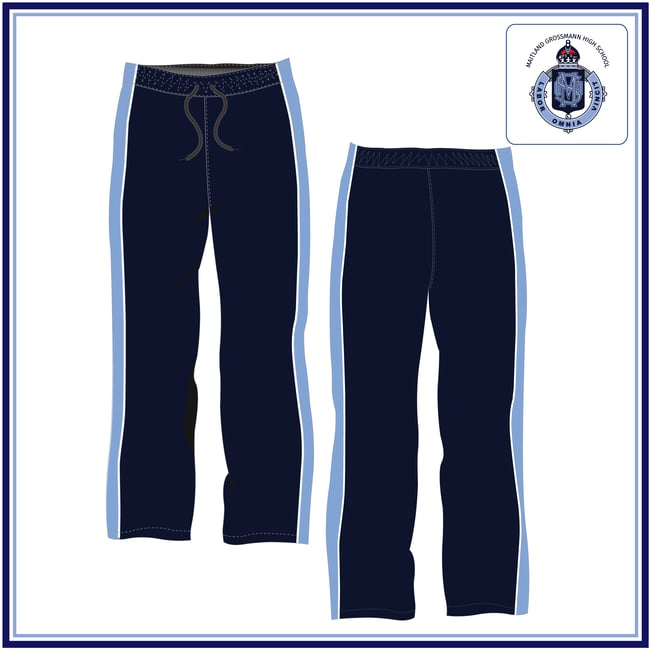 Track Pants - 4 Way Stretch - Navy $50.80
