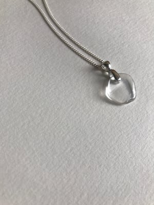 Image of Clear Quartz Drop Necklace (1)