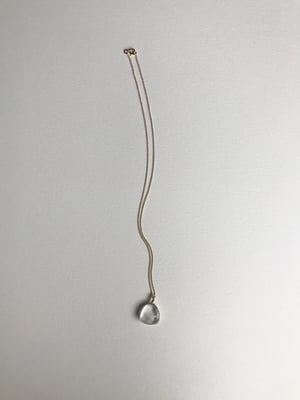 Image of Clear Quartz Drop Necklace (3)