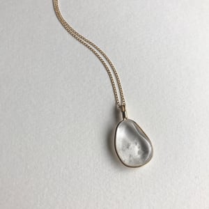 Image of Clear Quartz Drop Necklace (4)