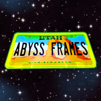 Fluorescent Green License Plate Frame