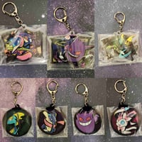 Pokemon Center Japan Midnight Agent the Cinema Keychain