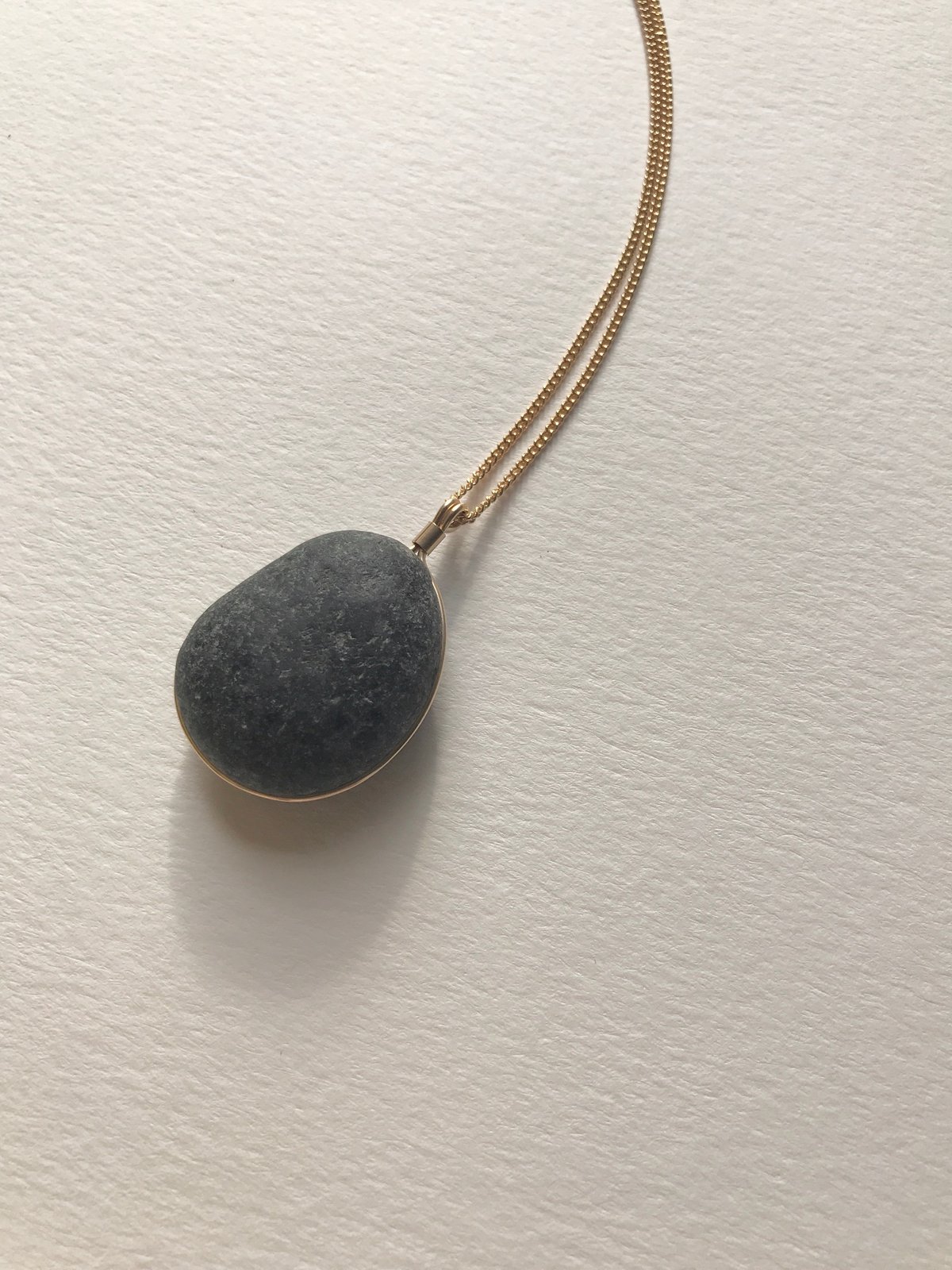Image of Riverstone Pebble Necklace