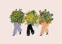 'The Three Flower-teers' Print