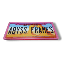 Pink License Plate Frame