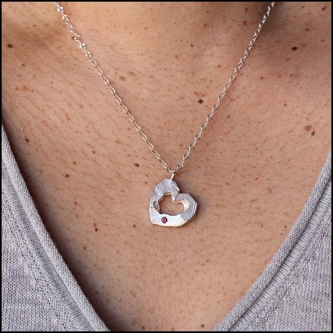 Little Chunky Heart Pendant