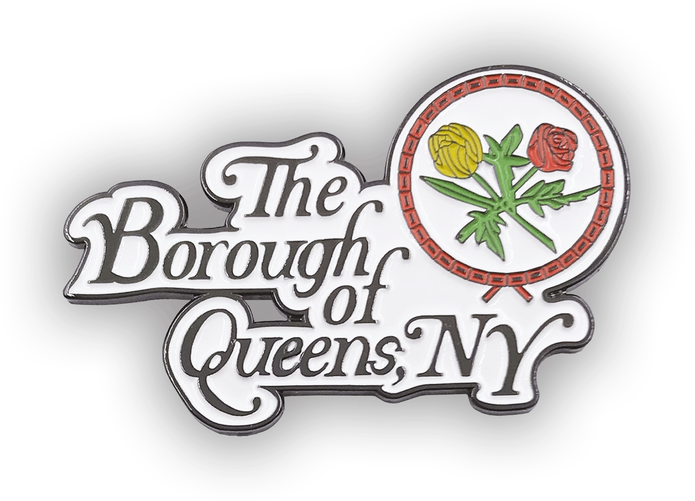 Image of The Borough of Queens Pin (2-inch)