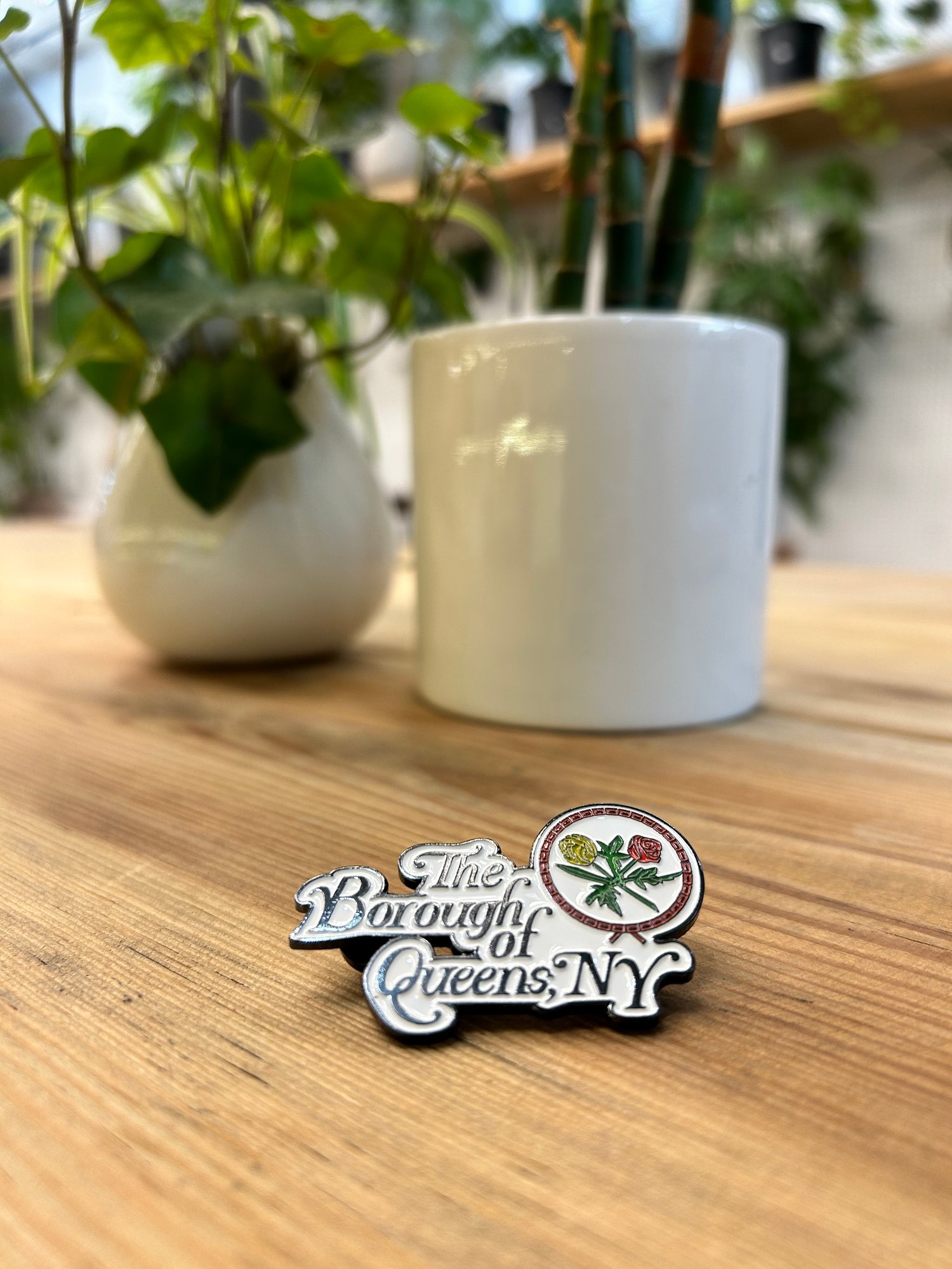 Image of The Borough of Queens Pin (2-inch)