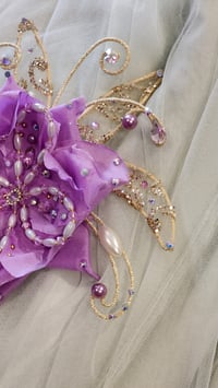 Image 4 of Spanish Dance side flower headpiece 