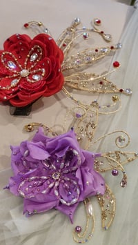 Image 1 of Spanish Dance side flower headpiece 