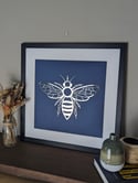 Framed Mirror Manchester Bee