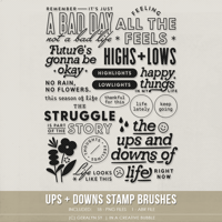Ups + Downs Stamp Brushes (Digital)