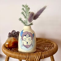 Image 2 of Super Mini Bud Vase -  Blue Moon Goddess