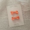 Tangerine coral // Minnie hairclip // Posie Collection