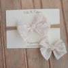 Chloe Organza pinwheel bow // Posie Collection