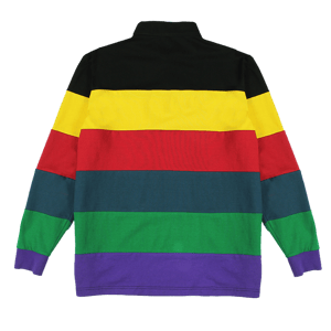 Image of Cross Colours - Retro Stripe L/S Rugby - Multi